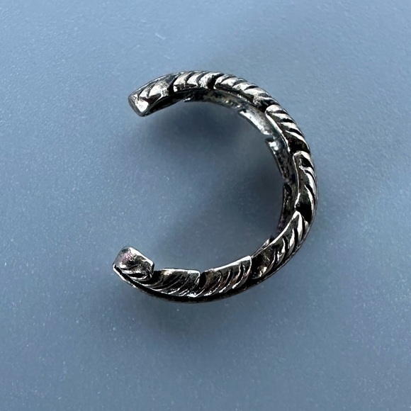 Sterling Silver Feather Ear Cuff - Picture 7 of 8